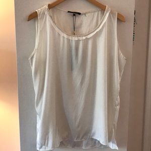 NWT Neiman Marcus Silk Sleeveless Blouse